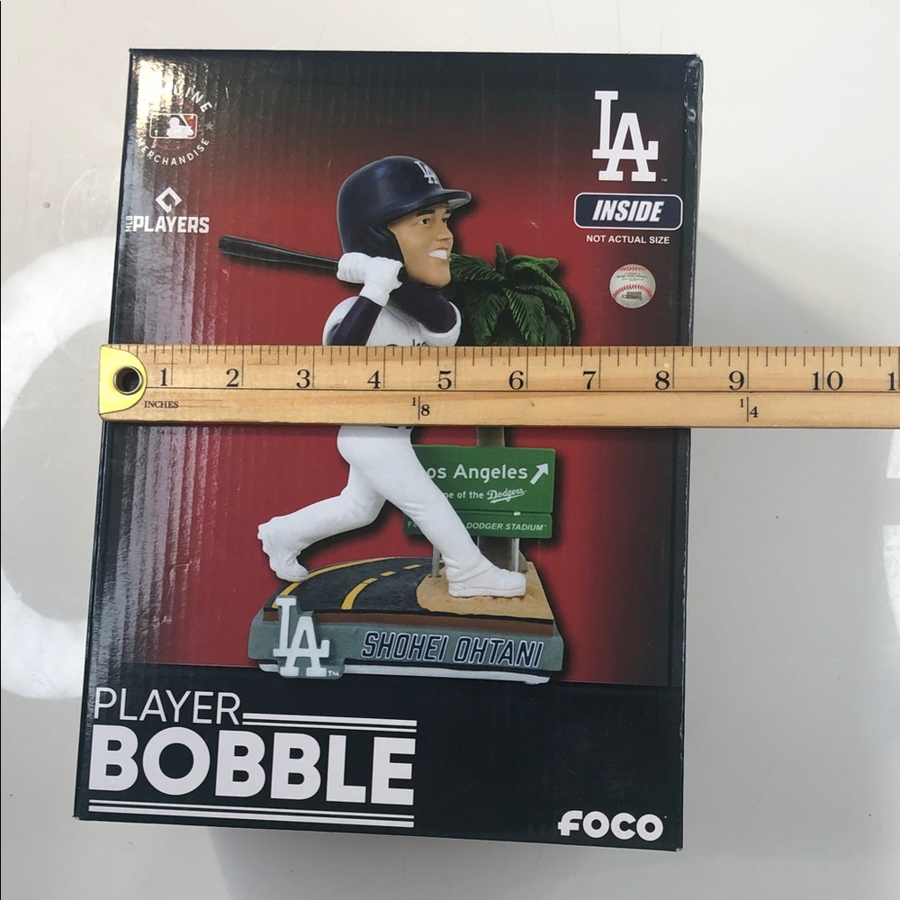 New MLB Los Angeles Dodgers Shohei Ohtani Next Stop Limited Bobblehead FOCO - Picture 9 of 11